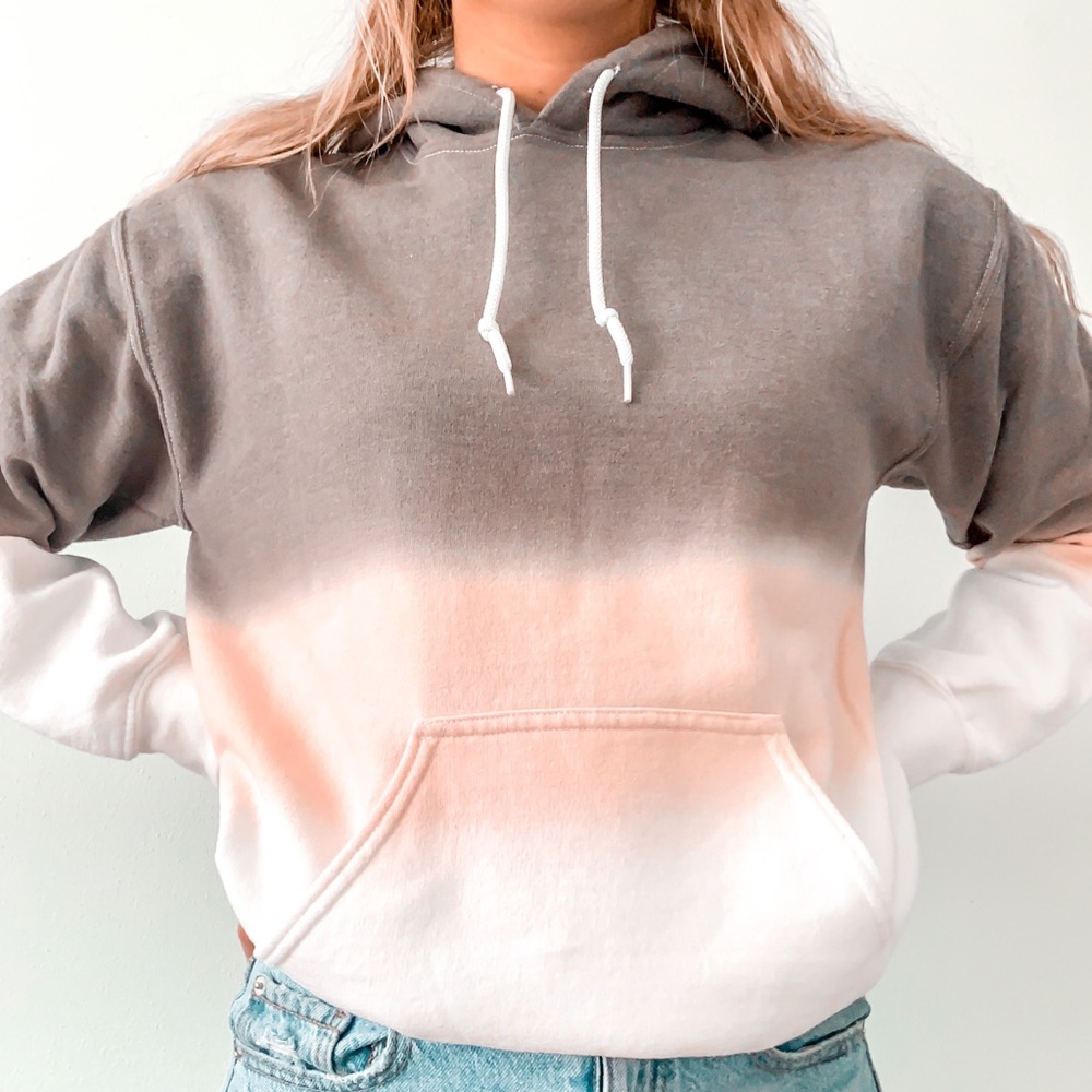 ombre hoodie